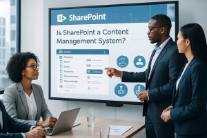 is sharepoint online a content management system