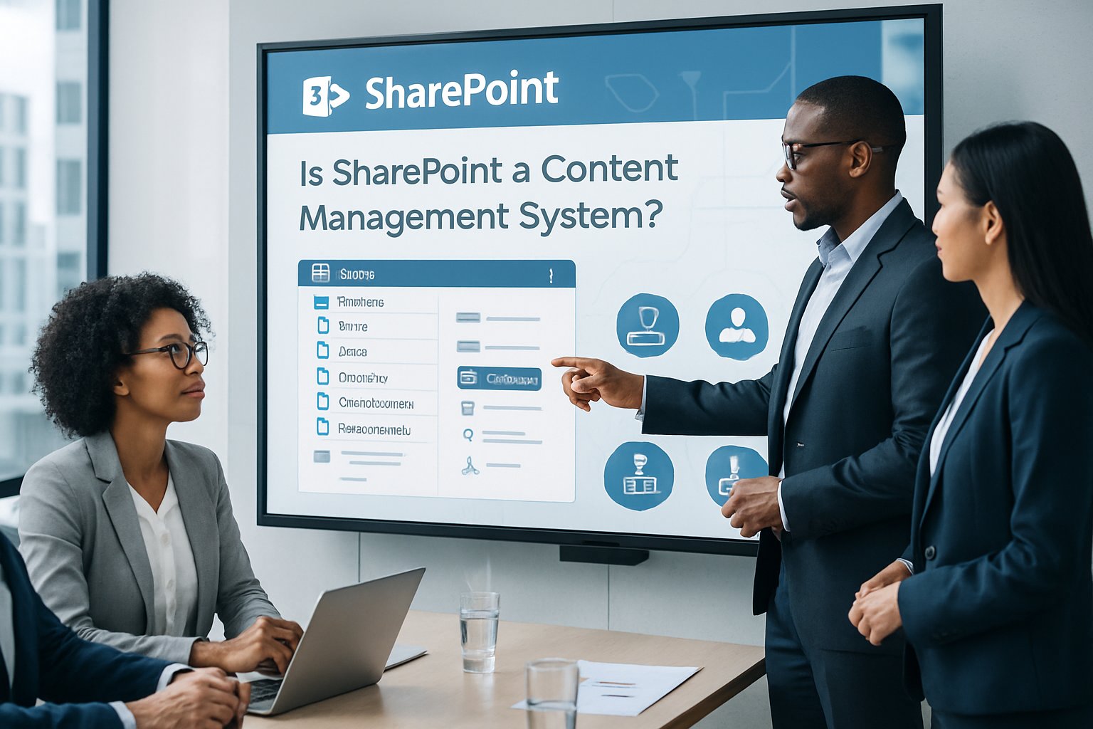 is sharepoint online a content management system