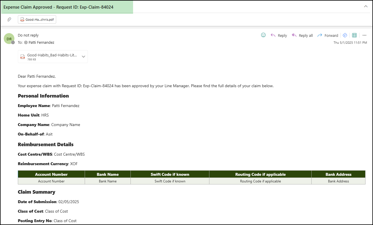 Power Apps Expense Reimbursement