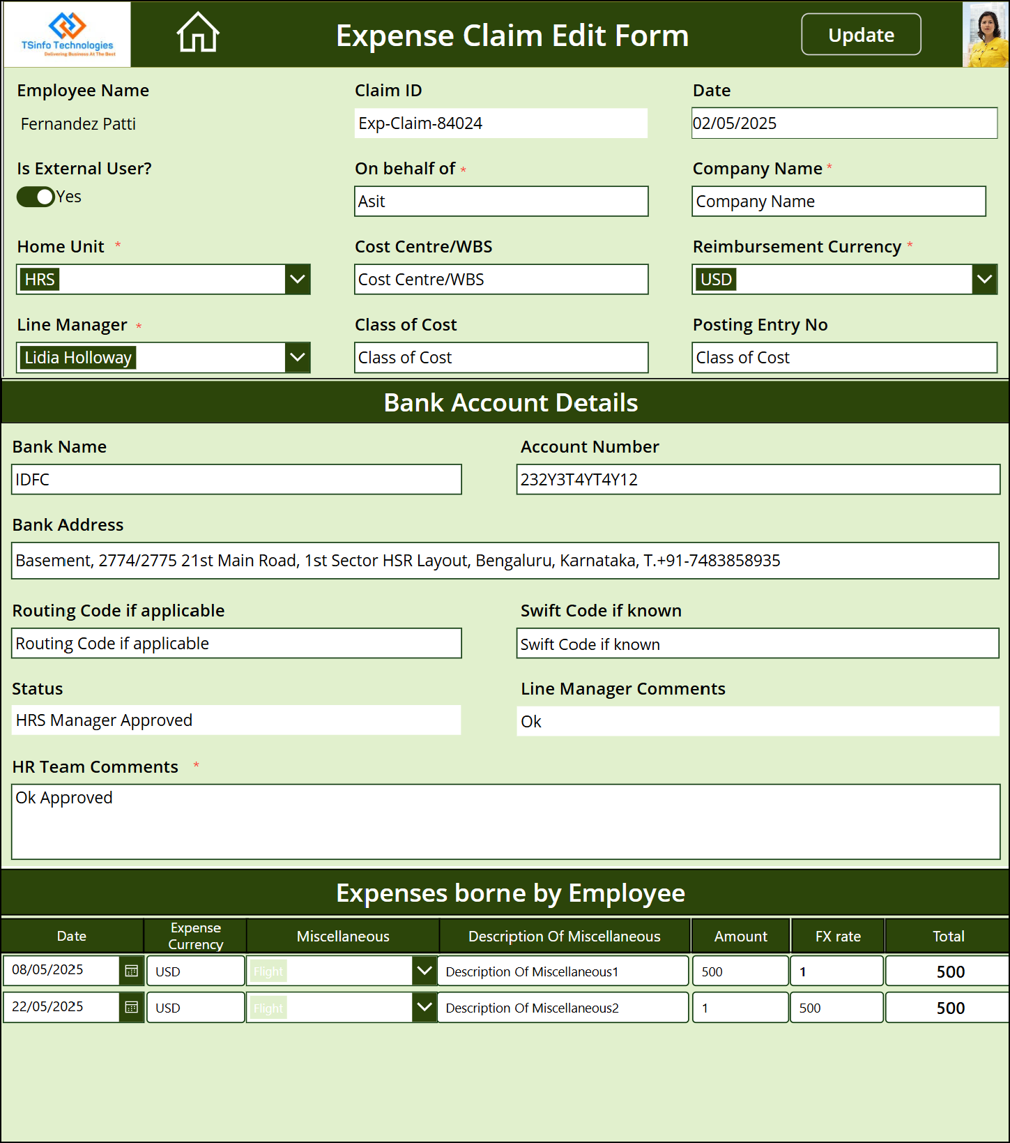 Power Apps for Employee Expense Management